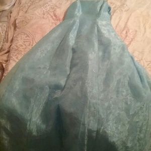 Light blue prom dress
